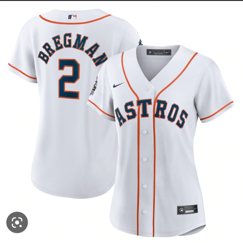 Women's Houston Astros Alex Bregman Nike White 2022 World Series large